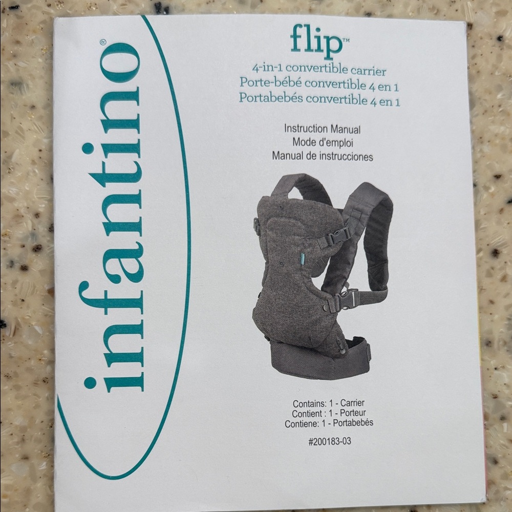 Infantino Flip Convertible Carrier in Dark Gray